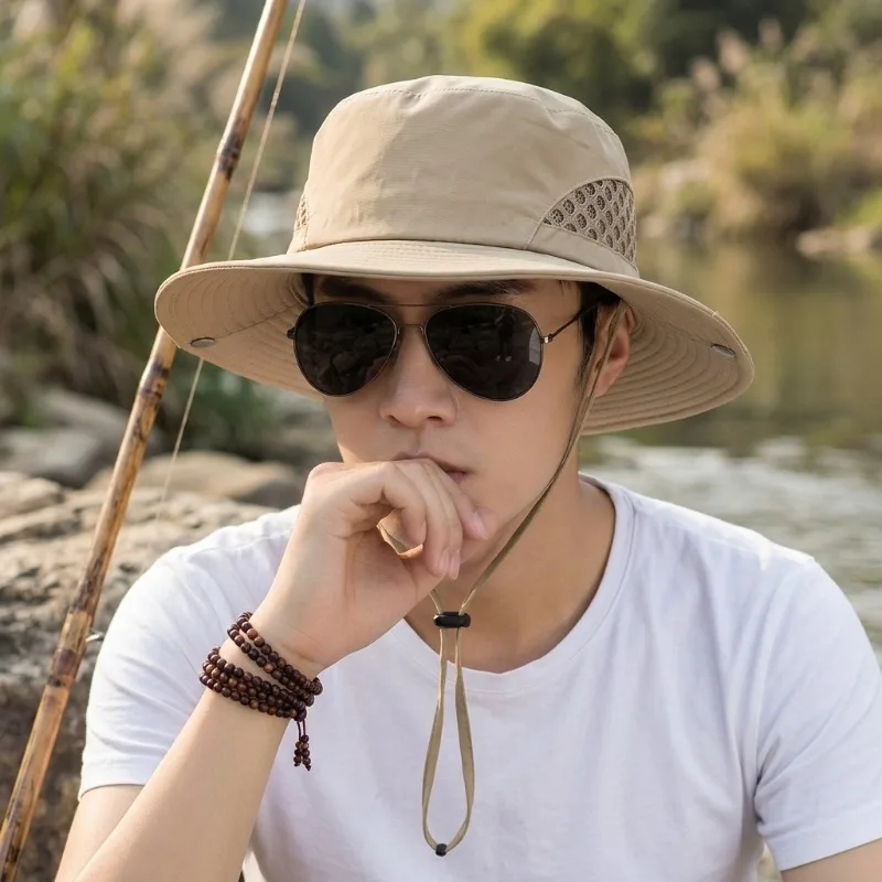 New Summer Outdoor Fisherman Hat for Men Korean Style Sun Protection Breathable Lightweight Design Perfect for Beach Fishing
New Summer Outdoor Fisherman Hat for Men Korean Style Sun Protection Breathable Lightweight Design Perfect for Beach Fishing