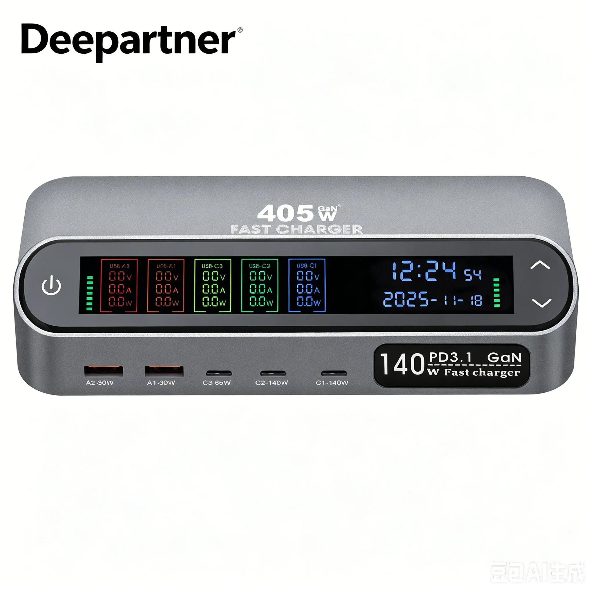 New Multi Port 470W/405W GAN Fast Charger with LCD Display Screen 140W Type C Desktop Charging With 65W Scalable Charging Cable
New Multi Port 470W/405W GAN Fast Charger with LCD Display Screen 140W Type C Desktop Charging With 65W Scalable Charging Cable
