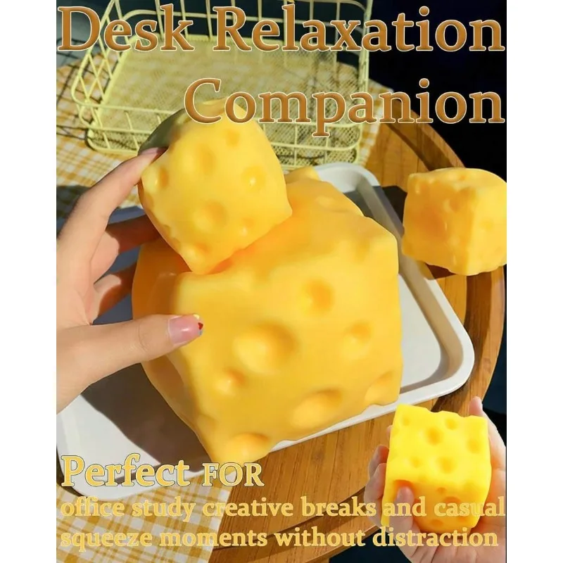 1pc Giant Cheese Squishy Slow Rebound Soft Sticky Decompression Gift
1pc Giant Cheese Squishy Slow Rebound Soft Sticky Decompression Gift