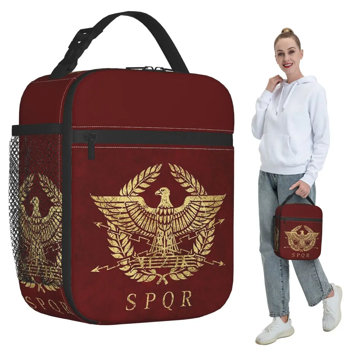 Rome SPQR Roman Insulated Lunch Bag for Kids School Cooler Thermal Food Box Tote Portable Lunch Boxes Container
Rome SPQR Roman Insulated Lunch Bag for Kids School Cooler Thermal Food Box Tote Portable Lunch Boxes Container