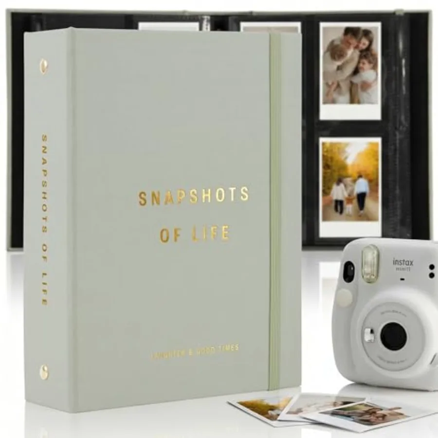 Beautiful Polaroid Photo Album for 2x3" Photos - Safely Holds 240 Pictures Of Unique Memories - The Perfect Instax Mini Compati
Beautiful Polaroid Photo Album for 2x3" Photos - Safely Holds 240 Pictures Of Unique Memories - The Perfect Instax Mini Compati