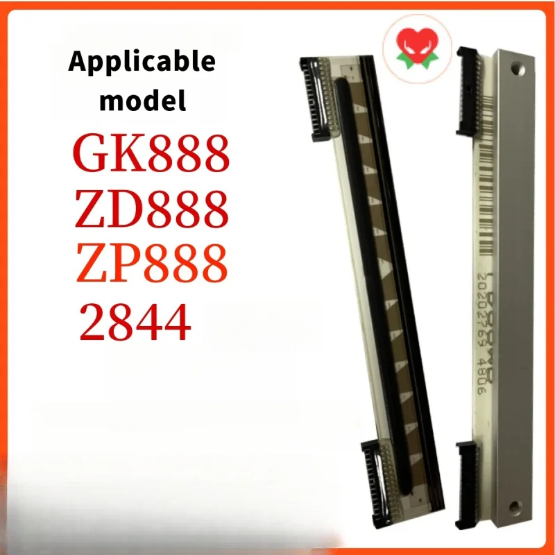 Подходит для печатающей головки Zebra GK888T ZP/ZD888 TLP-2844, принтер штрих-кода этикеток, термопечатающая головка 
Подходит для печатающей головки Zebra GK888T ZP/ZD888 TLP-2844, принтер штрих-кода этикеток, термопечатающая головка