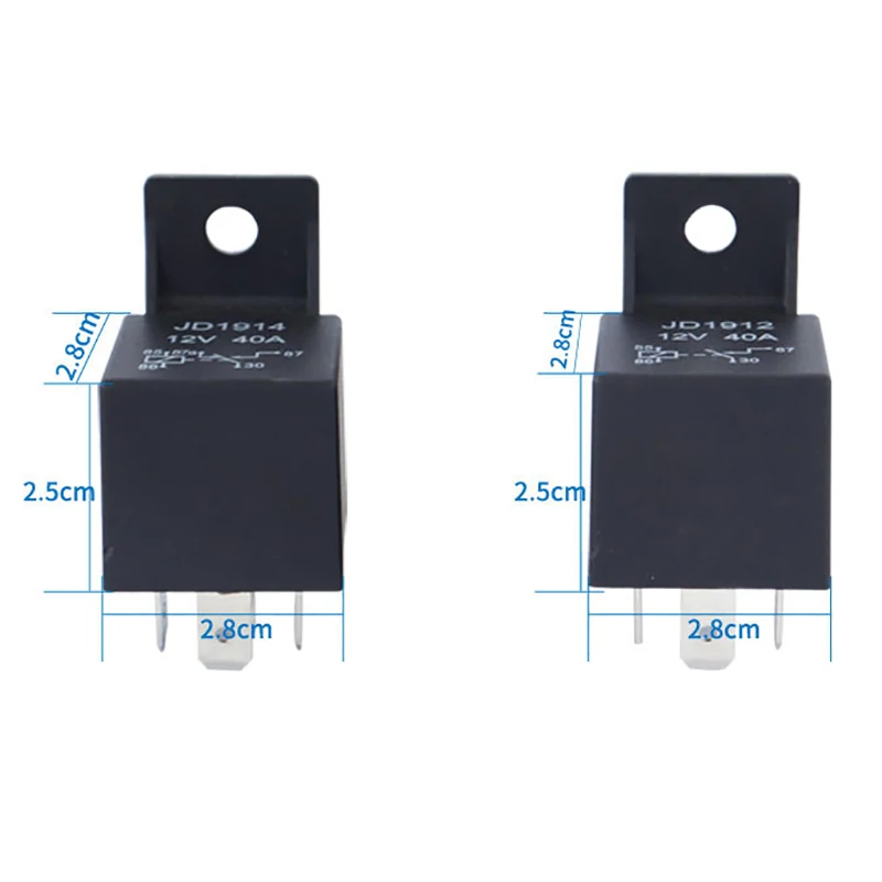 Life Automotive Relays Normally Open DC 12V/24V Relay For Head Light Air Conditioner4 5 Pin 4P 5P 40A Waterproof Car Relay Long
Life Automotive Relays Normally Open DC 12V/24V Relay For Head Light Air Conditioner4 5 Pin 4P 5P 40A Waterproof Car Relay Long