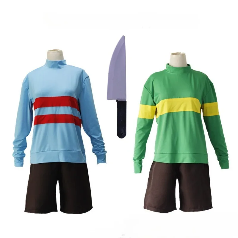 Game Cosplay Costume Green and Blue Short Sleeve Top T-shirt Black Shorts Suit for Men Women Role Play Outfit Summer Wear
Game Cosplay Costume Green and Blue Short Sleeve Top T-shirt Black Shorts Suit for Men Women Role Play Outfit Summer Wear