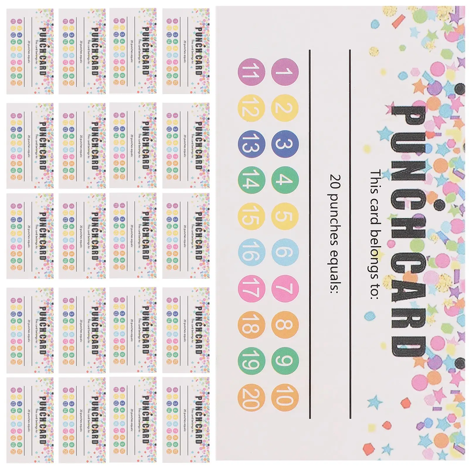 50 Sheets Reward Punch Cards Cartoon Teaching Aids Portable Loyalty Cards for Kids Classroom Must Haves Student
50 Sheets Reward Punch Cards Cartoon Teaching Aids Portable Loyalty Cards for Kids Classroom Must Haves Student