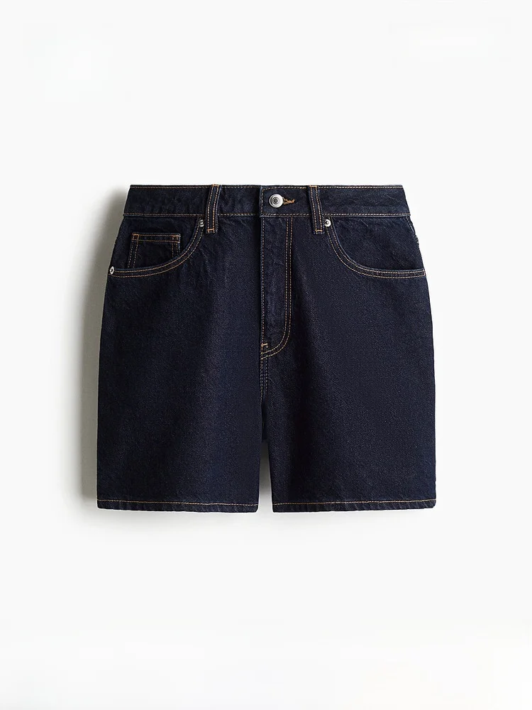 High Waist Straight Leg Casual Commute Fashionable Women's Jeans H&M Summer Denim Shorts Cotton Comfortable Standard Fit
High Waist Straight Leg Casual Commute Fashionable Women's Jeans H&M Summer Denim Shorts Cotton Comfortable Standard Fit