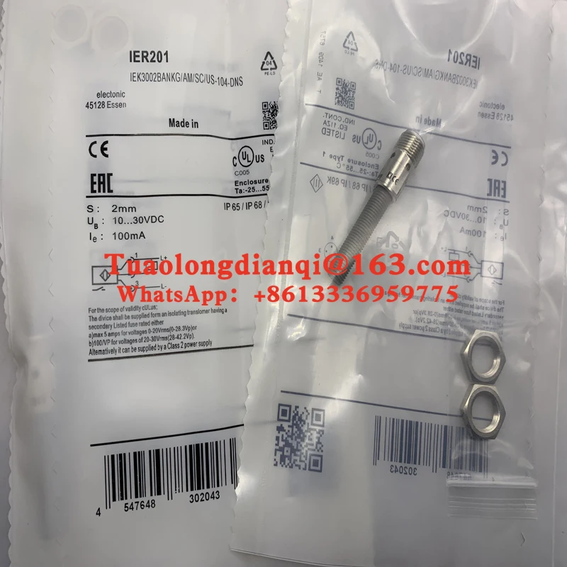 IER200 IER201 IER203 IER204 IER205 IER206 original genuine inductive proximity sensor in stock
IER200 IER201 IER203 IER204 IER205 IER206 original genuine inductive proximity sensor in stock