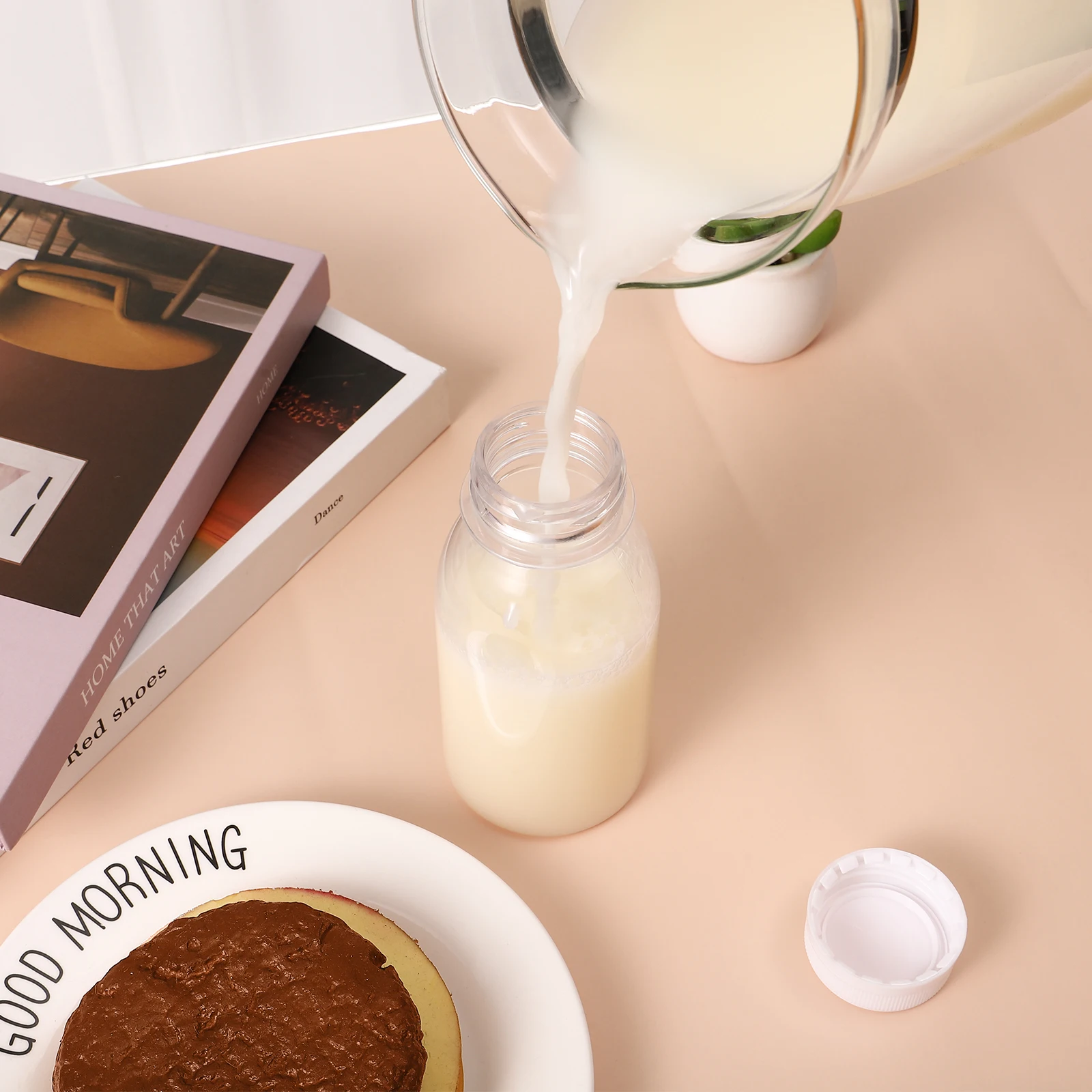 12Pcs Plastic Milk Bottles with Lids Leakproof Juice Containers Safe Food Grade Reusable Portable Beverage Storage
12Pcs Plastic Milk Bottles with Lids Leakproof Juice Containers Safe Food Grade Reusable Portable Beverage Storage