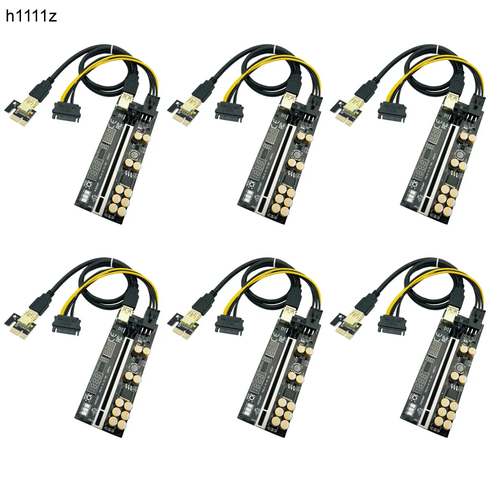 6PCS PCIE Riser VER016 V016 Riser For Video Card Riser PCI Express X16 Extender USB 3.0 Cable Voltage Temperature For BTC Mining
6PCS PCIE Riser VER016 V016 Riser For Video Card Riser PCI Express X16 Extender USB 3.0 Cable Voltage Temperature For BTC Mining