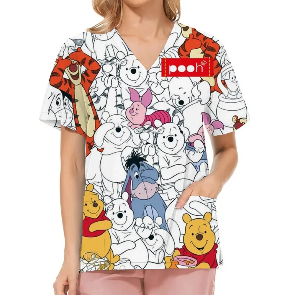 2025 Short Sleeve Nurse Uniforms Disney Winnie The Pooh V-neck Scrubs Working Medical Blouse Overalls Uniforms Medical Nursing
2025 Short Sleeve Nurse Uniforms Disney Winnie The Pooh V-neck Scrubs Working Medical Blouse Overalls Uniforms Medical Nursing