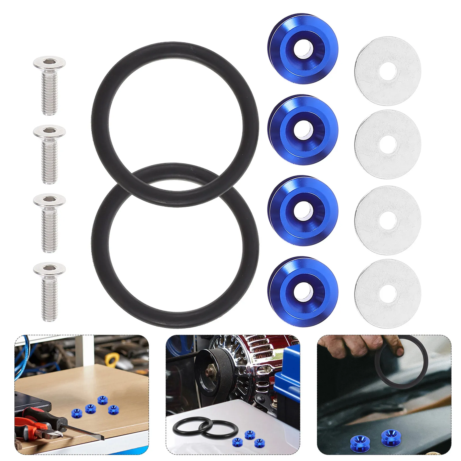 1Set Multi-Functional Aluminum Bumper Fasteners Kit Front Rear Reinforcement Bolts Clips for Car Bumper Supplies Quick Release
1Set Multi-Functional Aluminum Bumper Fasteners Kit Front Rear Reinforcement Bolts Clips for Car Bumper Supplies Quick Release