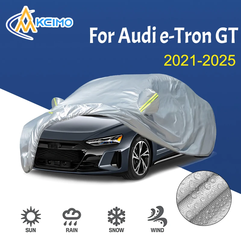 190T Car Cover Outdoor Sunshade Snow Sun UV Protection Four Seasons Car exterior accessories For Audi e-Tron GT 2021-2025
190T Car Cover Outdoor Sunshade Snow Sun UV Protection Four Seasons Car exterior accessories For Audi e-Tron GT 2021-2025
