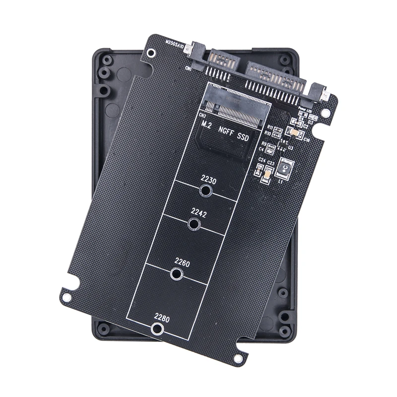 Новые дополнительные карты M.2 на SATA 3,0 6 Гбит/с 2,5 дюйма, переходная плата NGFF M.2 SATA SSD адаптер, B ключ, поддержка 2230 2242 2260 2280 M.2 SATA SSD
Новые дополнительные карты M.2 на SATA 3,0 6 Гбит/с 2,5 дюйма, переходная плата NGFF M.2 SATA SSD адаптер, B ключ, поддержка 2230 2242 2260 2280 M.2 SATA SSD