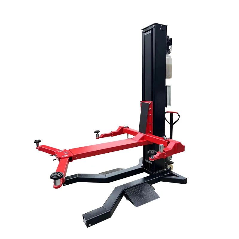 Portable Movable Single Post Hydraulic Car Lift Adjustable Arm Ramps Car Elevator Hoist Auto Jack for Workshop
Portable Movable Single Post Hydraulic Car Lift Adjustable Arm Ramps Car Elevator Hoist Auto Jack for Workshop