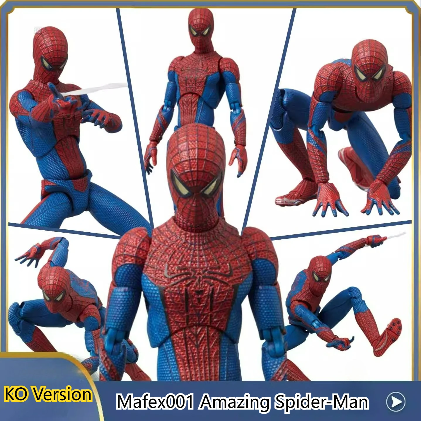CT Toys Mafex001 Amazing Spider-Man 1 Figure Garfield Andrew Spiderman Action Figure Toys Kids Gift (KO Version)
CT Toys Mafex001 Amazing Spider-Man 1 Figure Garfield Andrew Spiderman Action Figure Toys Kids Gift (KO Version)