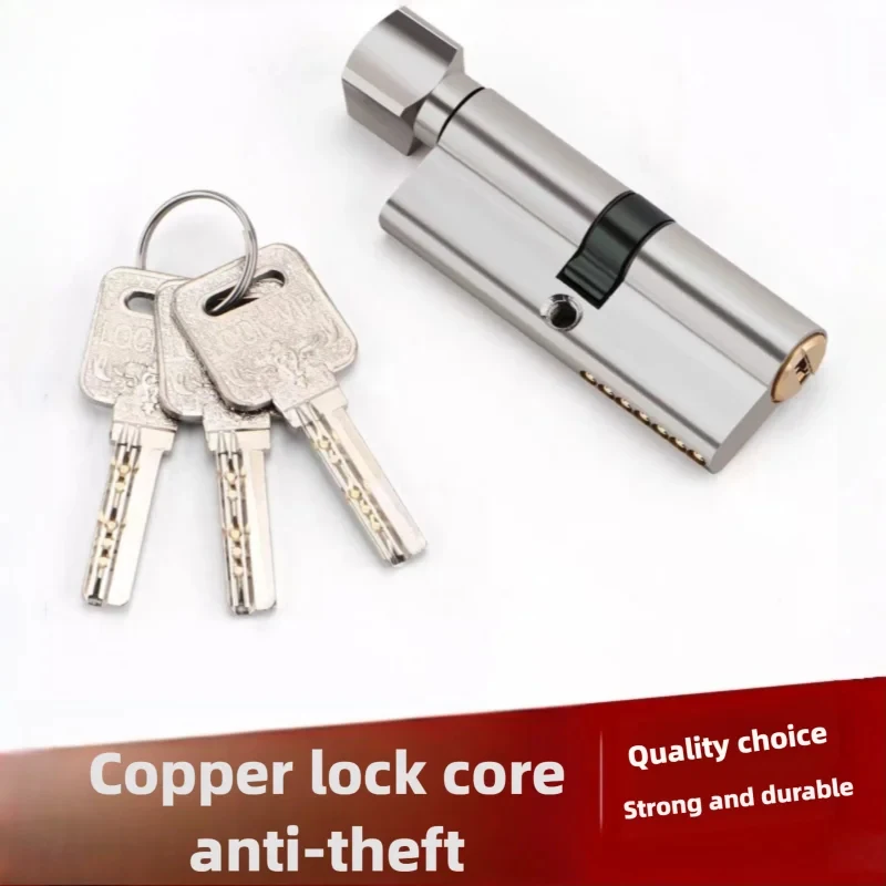 Aluminum Thumb Turn Door Lock Cylinder UPVC Anti-Pick Security Hardware 3 Home Safety Keys Included
Aluminum Thumb Turn Door Lock Cylinder UPVC Anti-Pick Security Hardware 3 Home Safety Keys Included