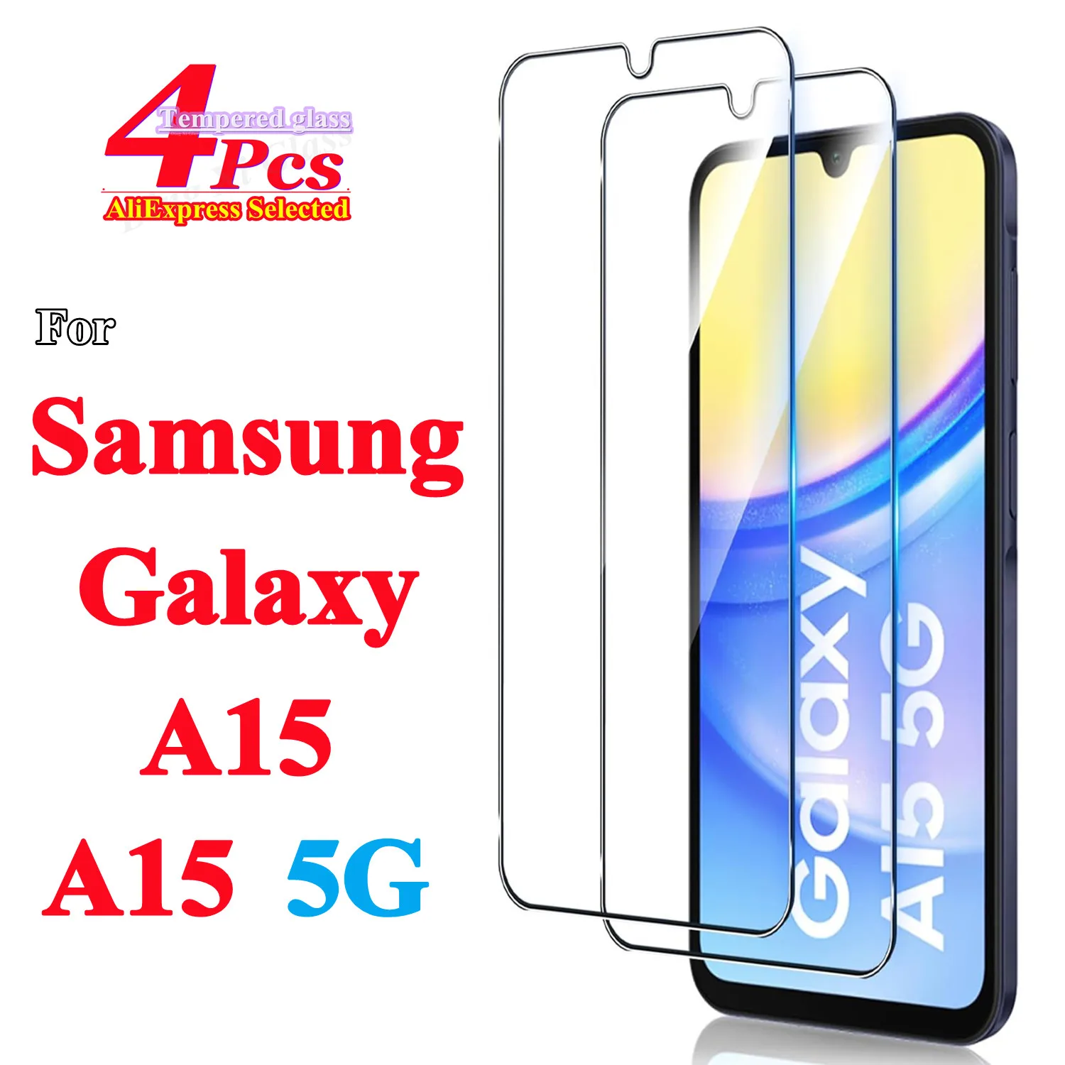 1/4Pcs Shatterproof Tempered Glass For Samsung Galaxy A15 Screen Protector Glass Film
1/4Pcs Shatterproof Tempered Glass For Samsung Galaxy A15 Screen Protector Glass Film