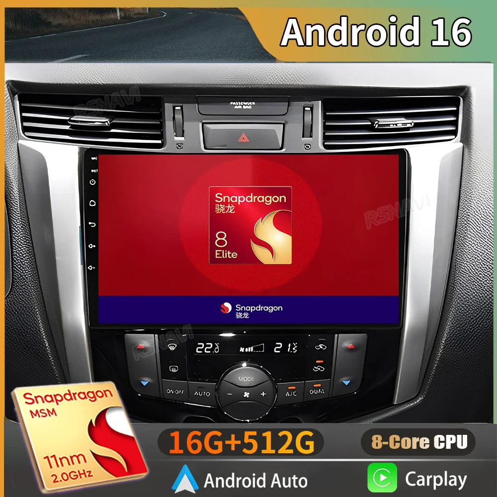 Android 16 Carplay Car Radio For Nissan NAVARA Frontier NP300 2011 - 2018 Navigation GPS Multimedia Player WiFi+4G Stereo video
Android 16 Carplay Car Radio For Nissan NAVARA Frontier NP300 2011 - 2018 Navigation GPS Multimedia Player WiFi+4G Stereo video