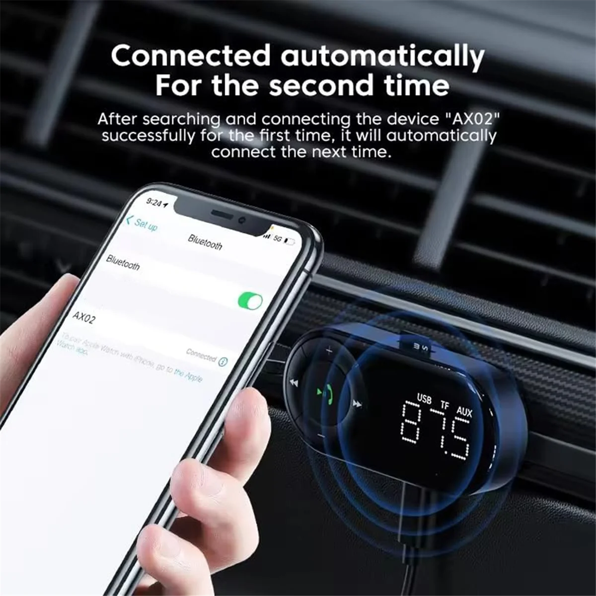 SVFE-gBluetooth 5.2 FM-передатчик-приемник для автомобиля, бас-стерео Hi-Fi звук Bluetooth автомобильный адаптер поддержка громкой связи
SVFE-gBluetooth 5.2 FM-передатчик-приемник для автомобиля, бас-стерео Hi-Fi звук Bluetooth автомобильный адаптер поддержка громкой связи