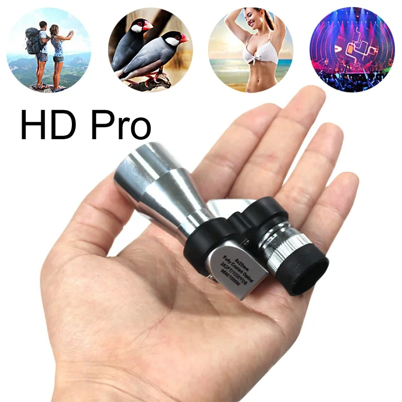 HD Vision Mini Pocket Telescope Zoom Monocular Outdoor Telescope for Hunting Camping 8x20mm 2022 New Year's Hot Sale
HD Vision Mini Pocket Telescope Zoom Monocular Outdoor Telescope for Hunting Camping 8x20mm 2022 New Year's Hot Sale