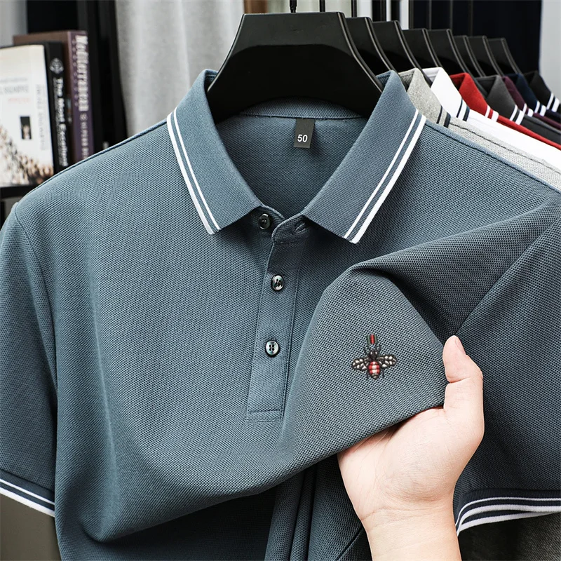 2025 new luxury brand polo shirt short sleeved men's fashionable embroidered top summer comfortable breathable casual T-shirt
2025 new luxury brand polo shirt short sleeved men's fashionable embroidered top summer comfortable breathable casual T-shirt