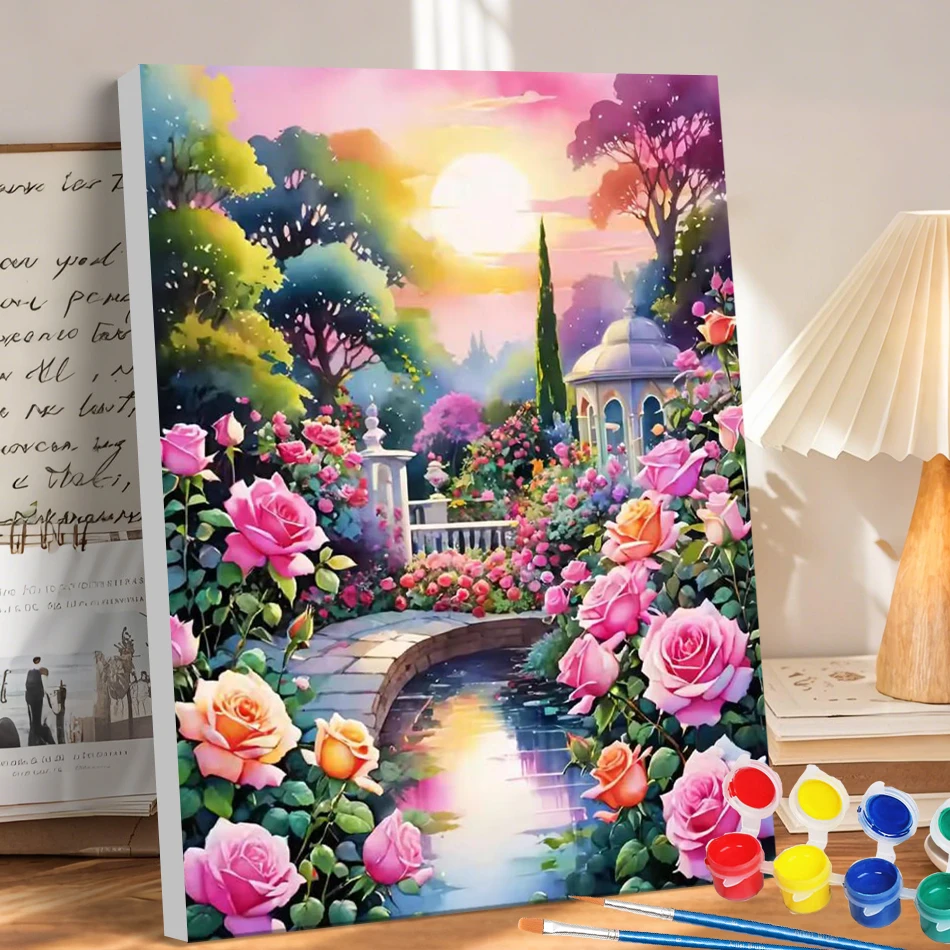 GATYZTORY Painting By Numbers Canvas Landscape flowers With Frame Kill Time Crafts Supplies Adults frame Home Decoration Picture
GATYZTORY Painting By Numbers Canvas Landscape flowers With Frame Kill Time Crafts Supplies Adults frame Home Decoration Picture