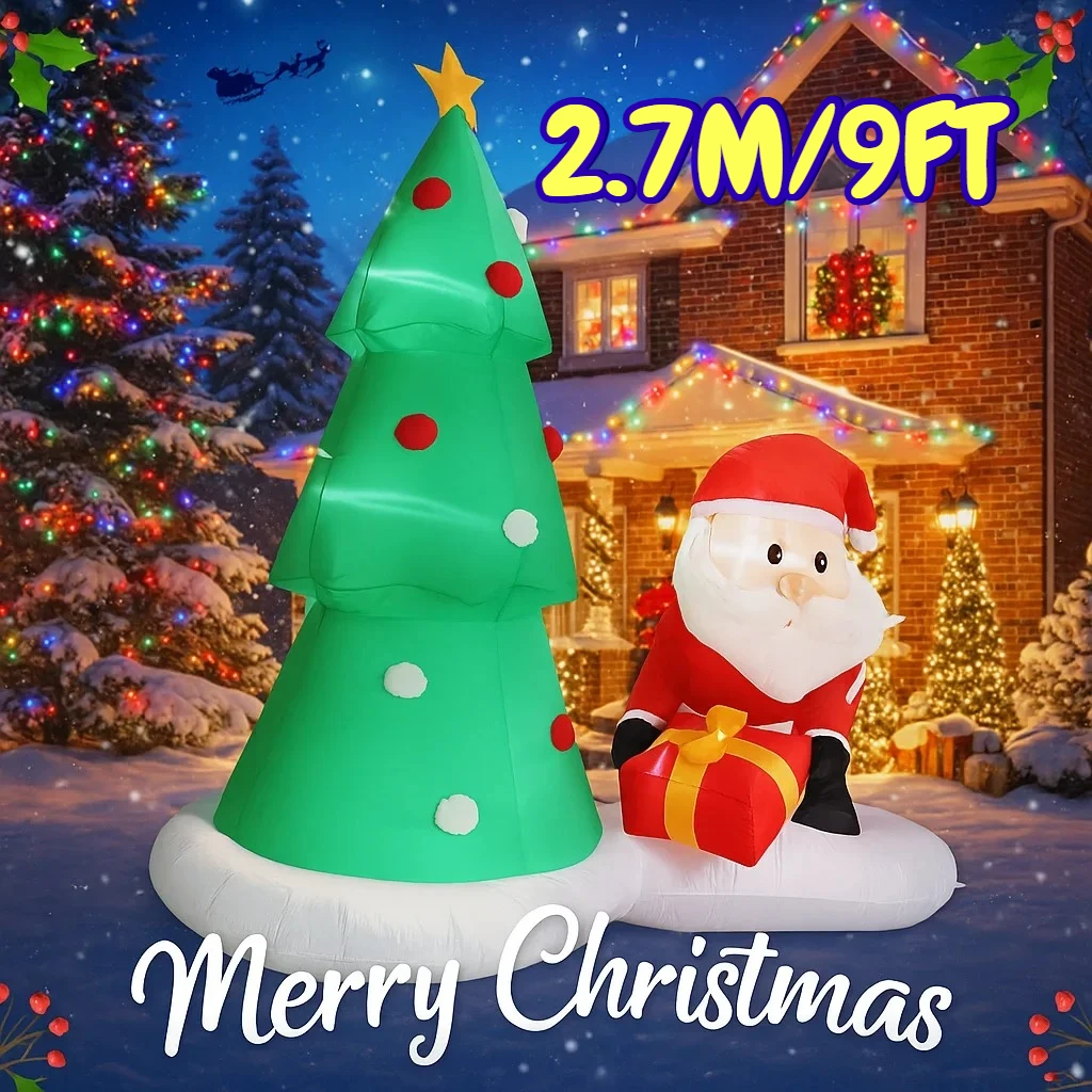 2.1M/7FT Santa Claus & Christmas Tree Decorations Home Inflatable Toy LED Lights Yard Xmas Ornaments Party DIY Decor Outdoor
2.1M/7FT Santa Claus & Christmas Tree Decorations Home Inflatable Toy LED Lights Yard Xmas Ornaments Party DIY Decor Outdoor