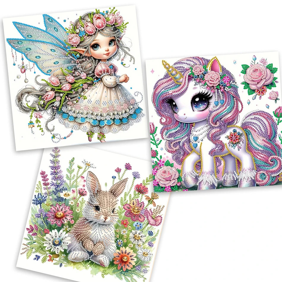 GATYZTORY DIY Diamond Embroidery Rabbit Special Shape Round Partial Diamond Painting Cross Stitch Animal Handicraft Home Decor
GATYZTORY DIY Diamond Embroidery Rabbit Special Shape Round Partial Diamond Painting Cross Stitch Animal Handicraft Home Decor