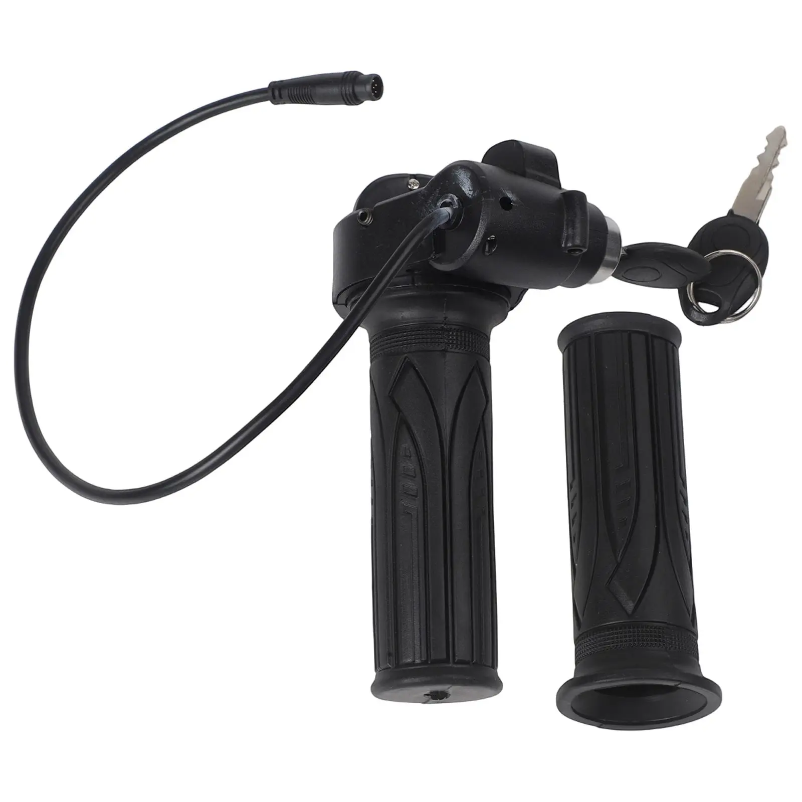 48V Electric Bicycle Throttle Grip With Keys 6PIN Waterproof Speed Control Accelerator For E-scooter Cycling Modification Parts
48V Electric Bicycle Throttle Grip With Keys 6PIN Waterproof Speed Control Accelerator For E-scooter Cycling Modification Parts