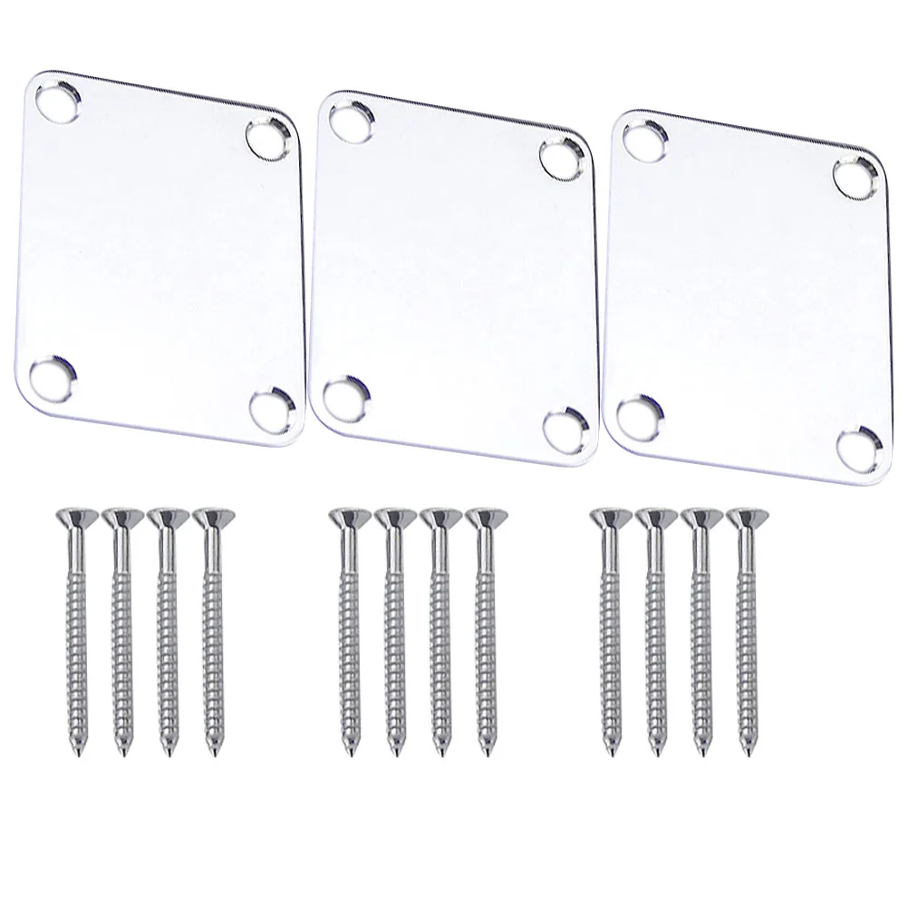3 Pcs Guitar Neck Plate Reinforcement Board Bass Parts Connecting Electric Classical Musical Instrument Long Lasting Durable
3 Pcs Guitar Neck Plate Reinforcement Board Bass Parts Connecting Electric Classical Musical Instrument Long Lasting Durable
