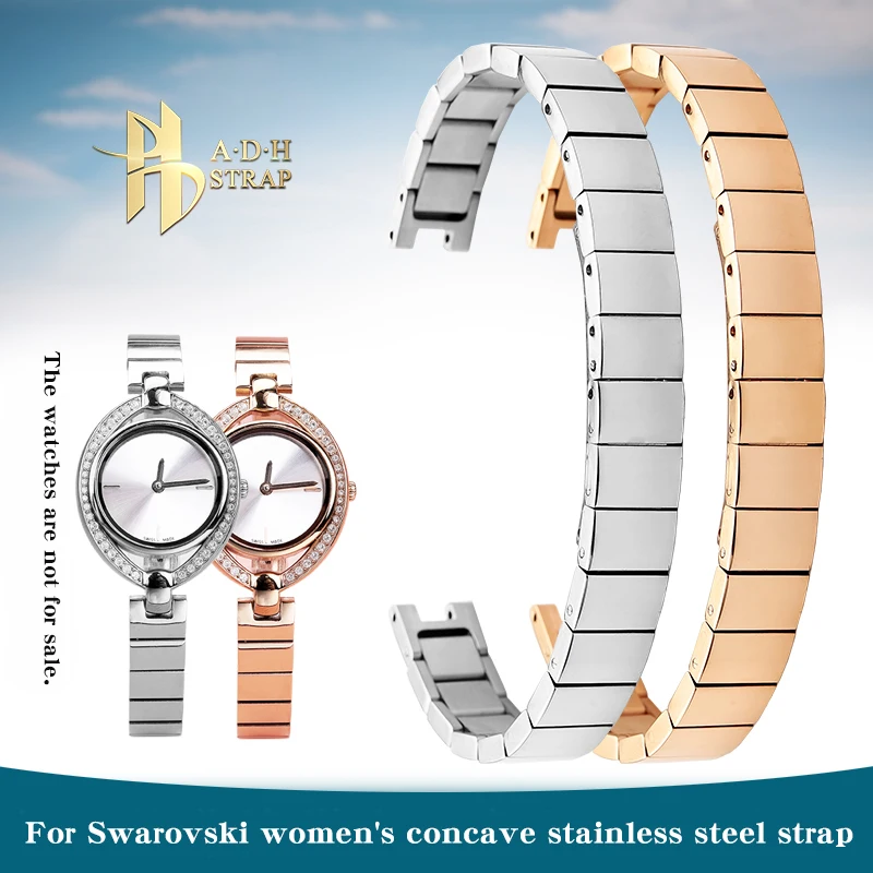 For Swarovski Women's Concave Stainless Steel Strap Devil's Eye series 5376839 5376812/5376830/842 Watch Chain 10mm Bracelet
For Swarovski Women's Concave Stainless Steel Strap Devil's Eye series 5376839 5376812/5376830/842 Watch Chain 10mm Bracelet