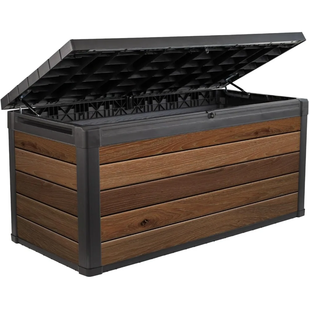 Signature Collection 150 Gallon Resin Deck Box Organization and Storage Box for Patio Outdoor Cushions, Throw Pillows, Garden T
Signature Collection 150 Gallon Resin Deck Box Organization and Storage Box for Patio Outdoor Cushions, Throw Pillows, Garden T