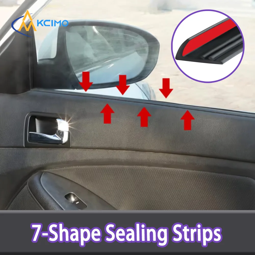1PC 7-Shape Car Window Rubber Seal Strip Weather-Resistant Side Gap Filler Windproof Waterproof Noise Reduction Accessories
1PC 7-Shape Car Window Rubber Seal Strip Weather-Resistant Side Gap Filler Windproof Waterproof Noise Reduction Accessories