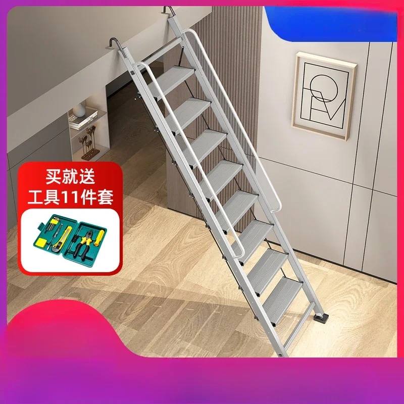 Aluminum alloy two-story platform staircase indoor and outdoor mobile folding attic ladder upper roof balcony engineering ladder
Aluminum alloy two-story platform staircase indoor and outdoor mobile folding attic ladder upper roof balcony engineering ladder