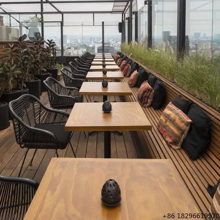 Custom Modern Outdoor Dining Table Chair Set for Bar Restaurant Hotel Villa Apartment
Custom Modern Outdoor Dining Table Chair Set for Bar Restaurant Hotel Villa Apartment