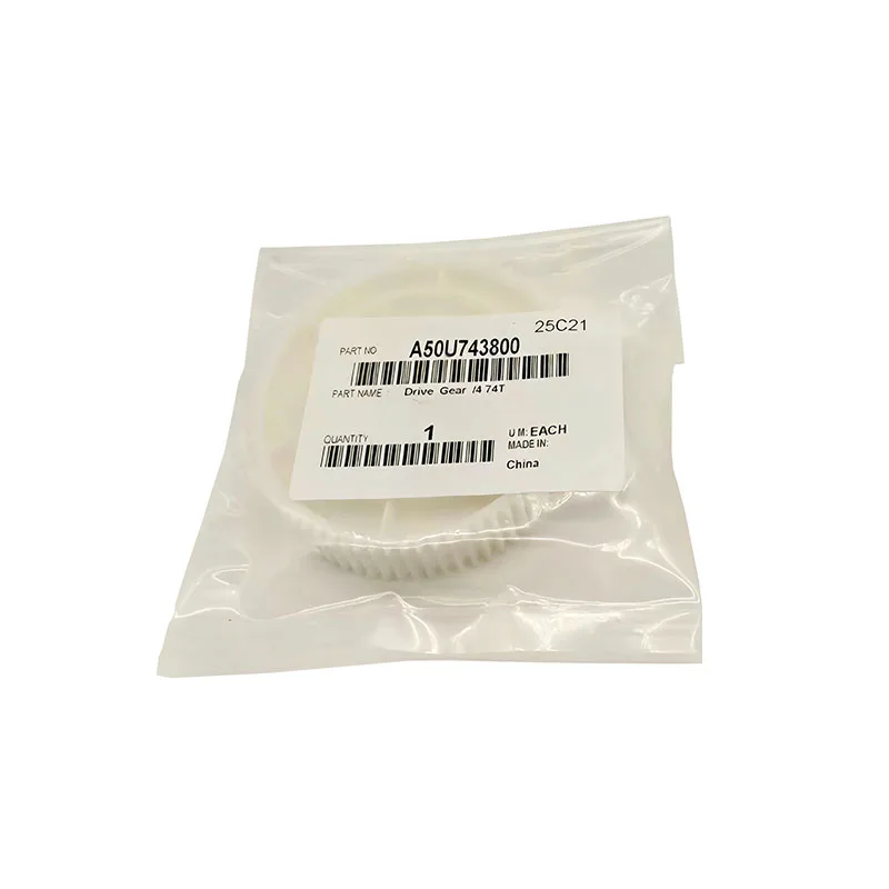 A50U743800 Original New Drive Gear C4 74T for Konica Minolta C1060 C1070 C2060 C2070
A50U743800 Original New Drive Gear C4 74T for Konica Minolta C1060 C1070 C2060 C2070