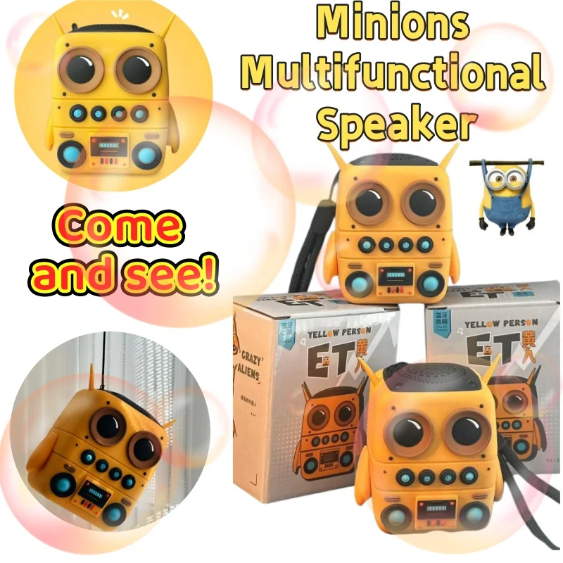 Minions Bluetooth speaker, subwoofer, outdoor smart speaker, mini high pitched quality, creative cartoon cute gift
Minions Bluetooth speaker, subwoofer, outdoor smart speaker, mini high pitched quality, creative cartoon cute gift