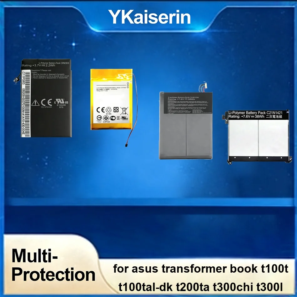 0-7900mAh C12N1320 C21N1421 C21N1418 C12N1406 Tablet Battery For Asus Transformer Book t100t t100tal-DK t200ta t300chi t300l
0-7900mAh C12N1320 C21N1421 C21N1418 C12N1406 Tablet Battery For Asus Transformer Book t100t t100tal-DK t200ta t300chi t300l