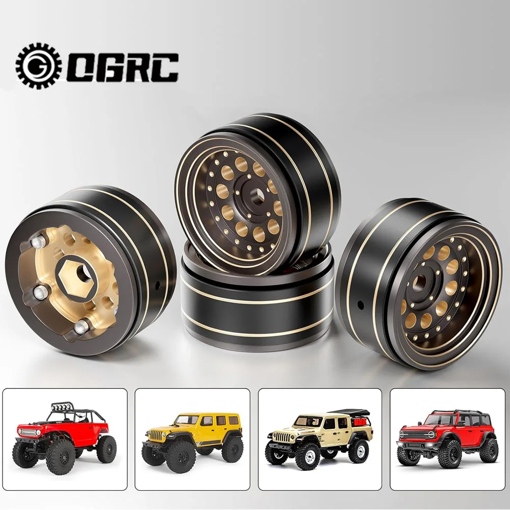 OGRC 1,0-дюймовые латунные колеса с бусинами, гусеничные колеса с дистанционным управлением для 1/24 1/18 TRX4M SCX24 FCX24, детали для обновления радиоуправляемого автомобиля - 39 г/шт. 
OGRC 1,0-дюймовые латунные колеса с бусинами, гусеничные колеса с дистанционным управлением для 1/24 1/18 TRX4M SCX24 FCX24, детали для обновления радиоуправляемого автомобиля - 39 г/шт.