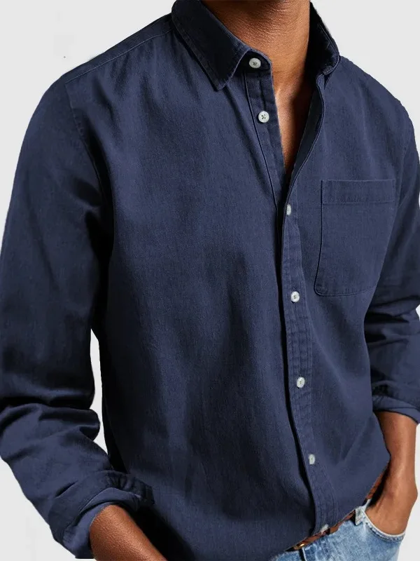 2025 European and American Long Sleeve Casual Shirt with Flip Collar, Versatile Style for Men
2025 European and American Long Sleeve Casual Shirt with Flip Collar, Versatile Style for Men