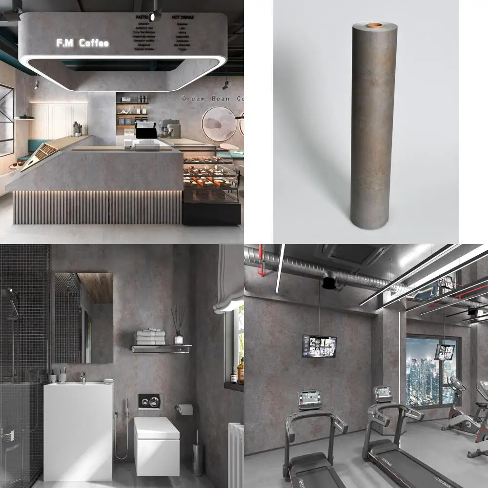 Большие 32x59 3D текстурированные серые обои для очистки и наклеивания бетона для стен дома и гаража
Большие 32x59 3D текстурированные серые обои для очистки и наклеивания бетона для стен дома и гаража