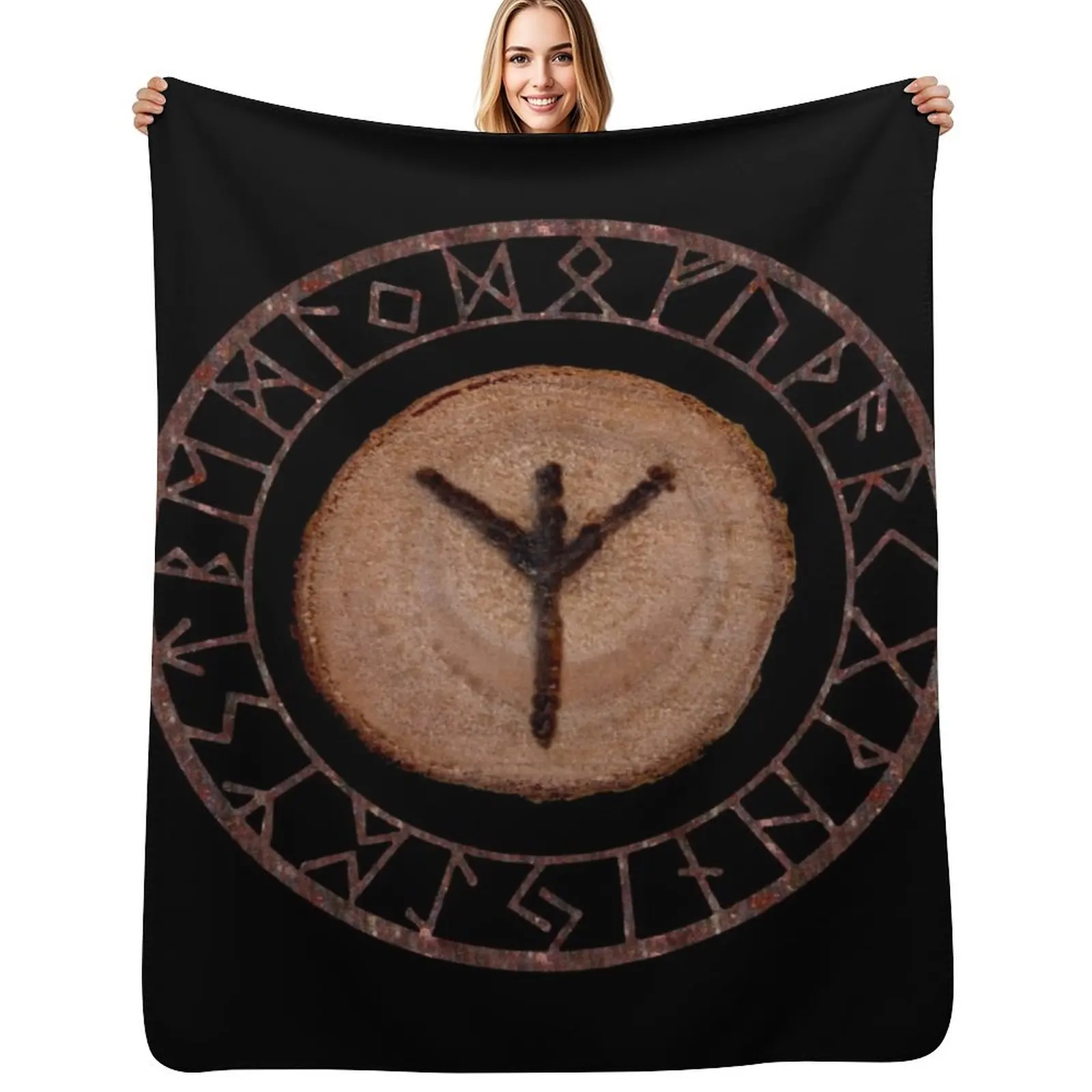 Algiz Elder Futhark rune Throw Blanket Easy Care Comfortable Blanket for Couch
Algiz Elder Futhark rune Throw Blanket Easy Care Comfortable Blanket for Couch
