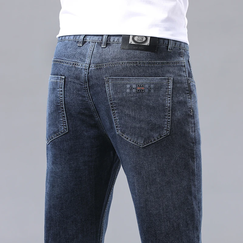 2026 Summer Thin Business Men's Straight Tube Loose Elastic Fashionable Casual Versatile Jeans
2026 Summer Thin Business Men's Straight Tube Loose Elastic Fashionable Casual Versatile Jeans