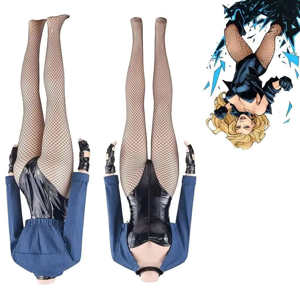 Anime Black Canary Cosplay Costume Sexy Women Crop Jacket Bodysuit Mesh Stockings Full Set Halloween Superhero Battle Suit
Anime Black Canary Cosplay Costume Sexy Women Crop Jacket Bodysuit Mesh Stockings Full Set Halloween Superhero Battle Suit