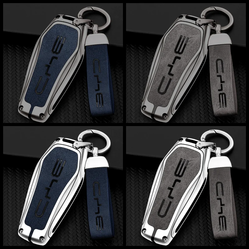 Zinc Alloy Leather Car Key Protector Shell Holder Cover Auto Accessories For BYD Atto 3 Han EV Dolphin Qin Plusdmi
Zinc Alloy Leather Car Key Protector Shell Holder Cover Auto Accessories For BYD Atto 3 Han EV Dolphin Qin Plusdmi