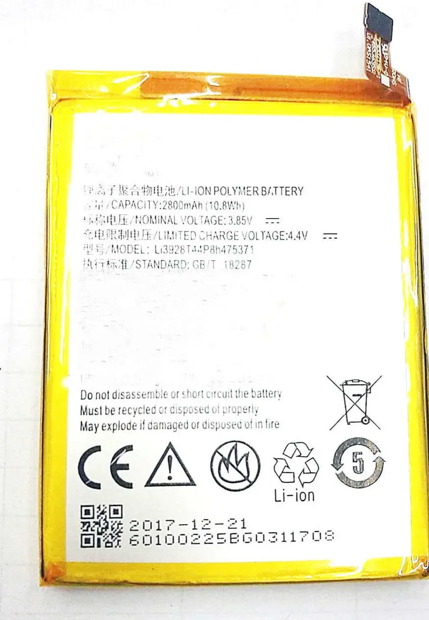 STONERING 2800mAh Li3928T44P8h475371 Battery for ZTE Blade A1 C880 C880U C880A C880S AXON Mini B2015 B2016 Xiaoxian3 Phone
STONERING 2800mAh Li3928T44P8h475371 Battery for ZTE Blade A1 C880 C880U C880A C880S AXON Mini B2015 B2016 Xiaoxian3 Phone