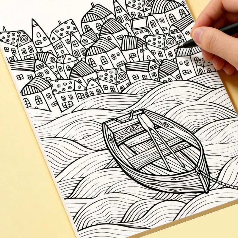 Adult Stress Relieving Hand Drawn Coloring Book, Include Underwater Animals, Mandalas, Elephants, Landscapes, and Other Themes
Adult Stress Relieving Hand Drawn Coloring Book, Include Underwater Animals, Mandalas, Elephants, Landscapes, and Other Themes