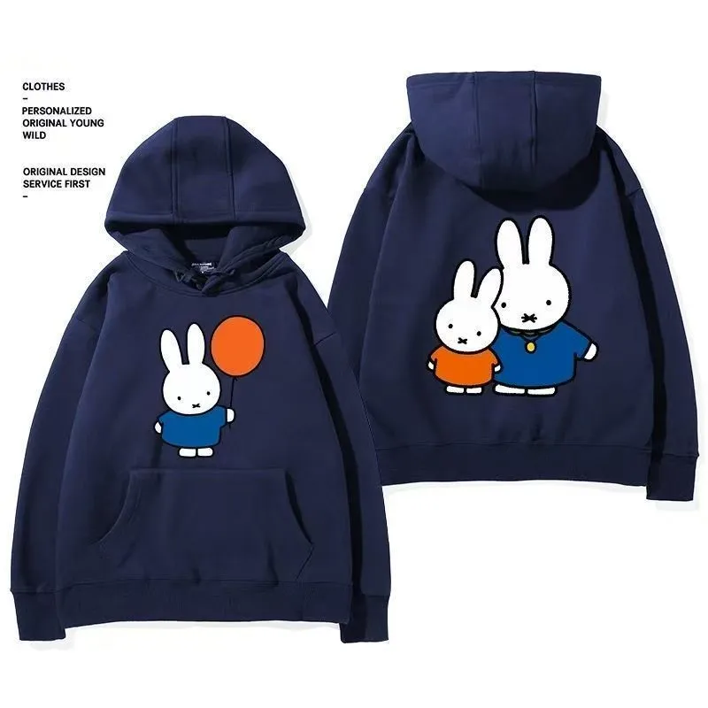 Толстовка с капюшоном Miffy Rabbit, спортивная одежда, наряд для родителей и детей, каваи, повседневный осенний наряд с длинными рукавами и мультяшным принтом для пар, повседневная куртка
Толстовка с капюшоном Miffy Rabbit, спортивная одежда, наряд для родителей и детей, каваи, повседневный осенний наряд с длинными рукавами и мультяшным принтом для пар, повседневная куртка