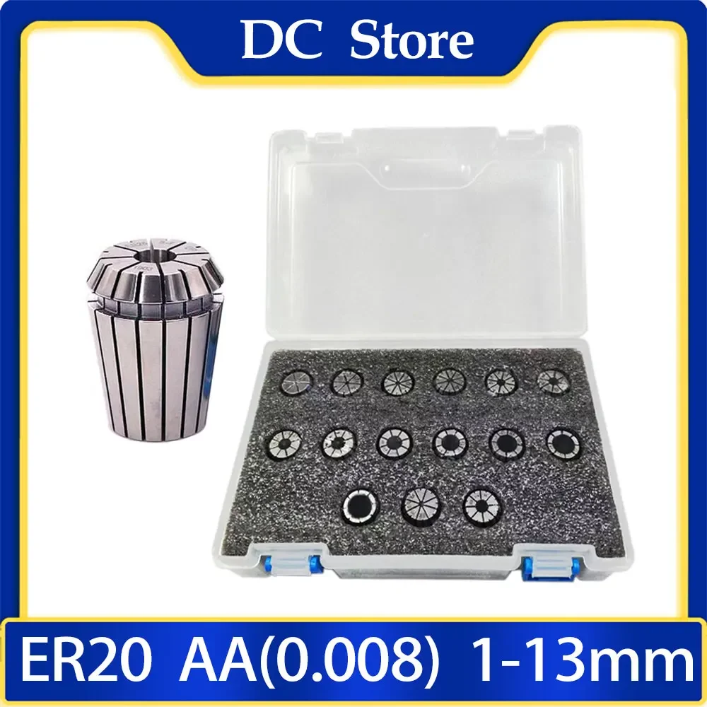 ER20 collet, ER20 chuck collet set, made of 65Mn spring steel material Tool Holder bracket tool Collet
ER20 collet, ER20 chuck collet set, made of 65Mn spring steel material Tool Holder bracket tool Collet