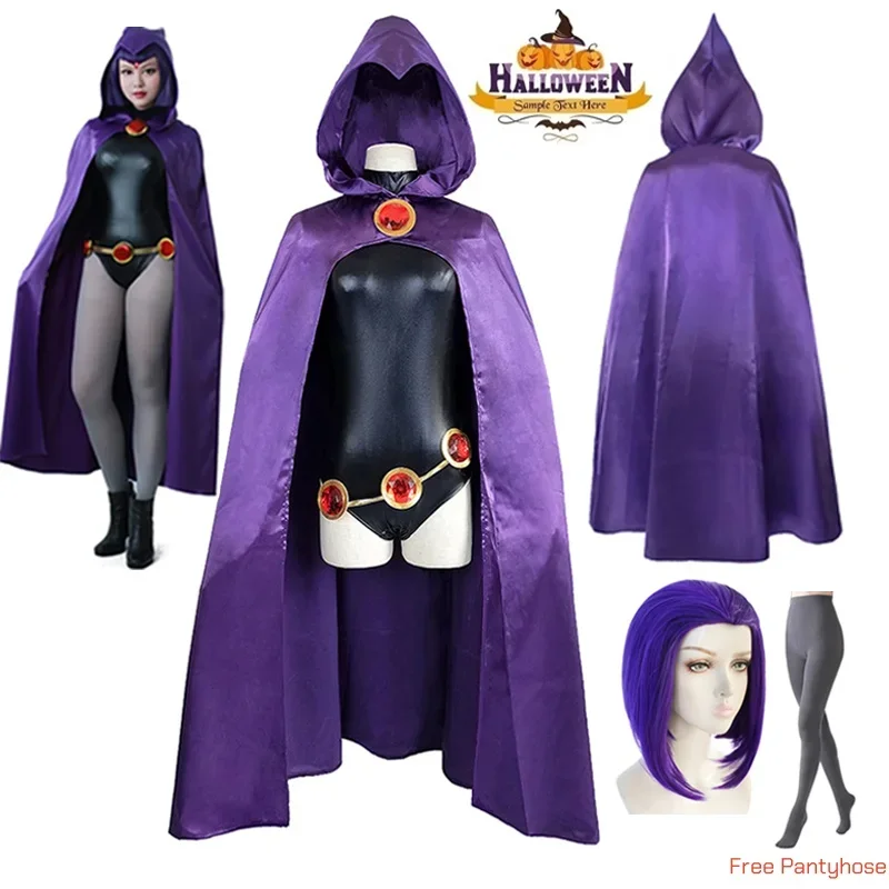 Костюм для косплея Dames TeenTitans-Raven, комбинезон с грубой каминкой, костюм на Хэллоуин, униформа для Meisjes
Костюм для косплея Dames TeenTitans-Raven, комбинезон с грубой каминкой, костюм на Хэллоуин, униформа для Meisjes